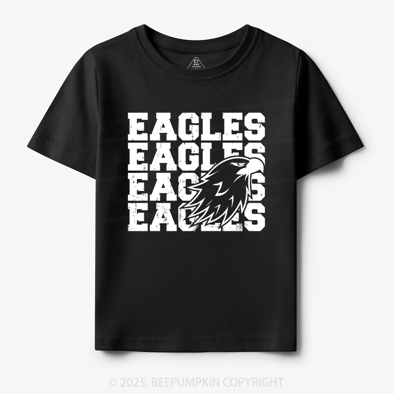 Personalized Eagles Mascot Toddler&Kid's Tees Beepumpkin
