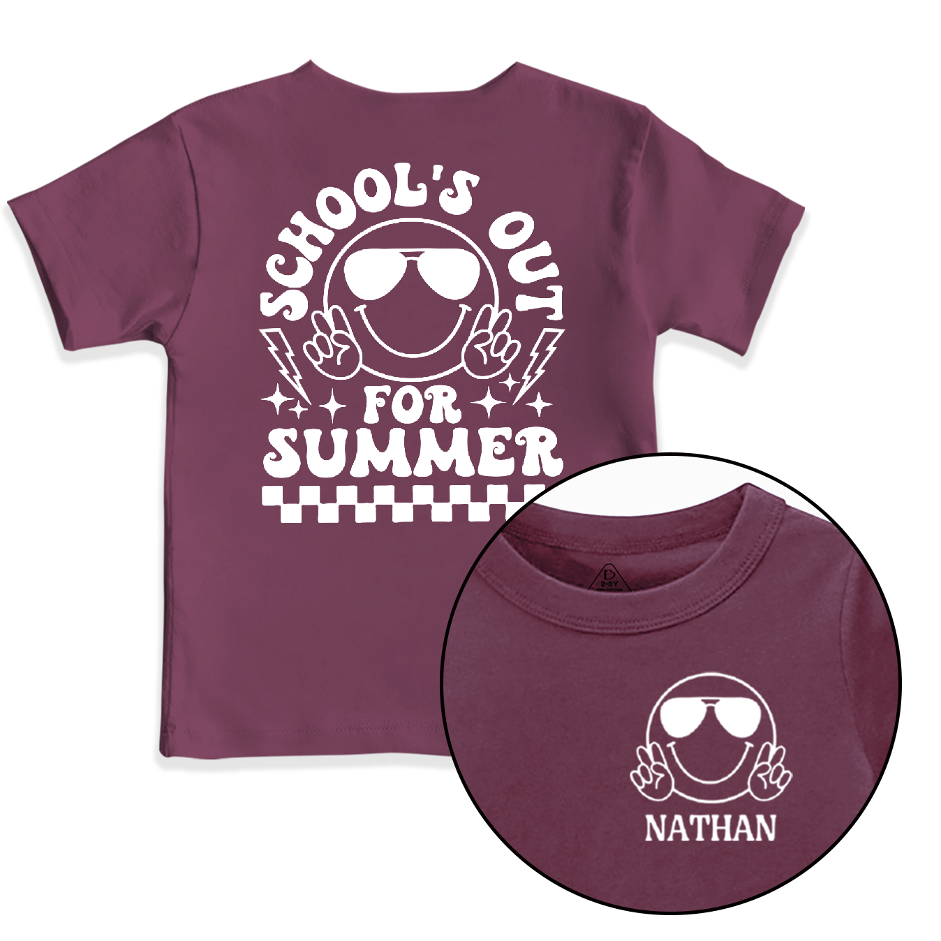 Schools Out For Summer Toddler&Kid's Tees Beepumpkin