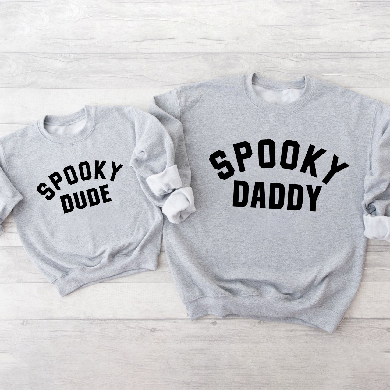 Spooky Squad Halloween Matching Sweatshirts For Family
