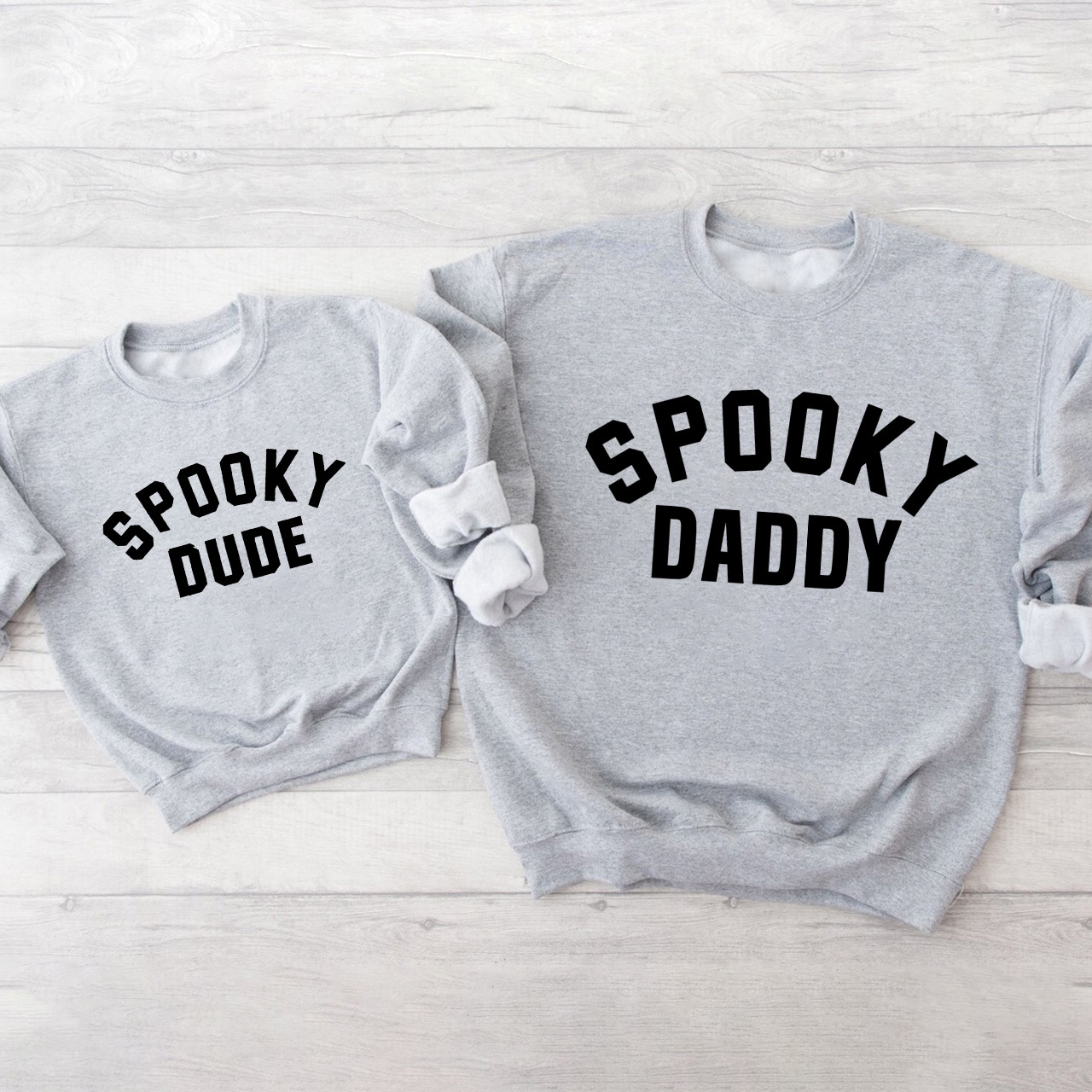 Spooky Squad Halloween Matching Sweatshirts For Family