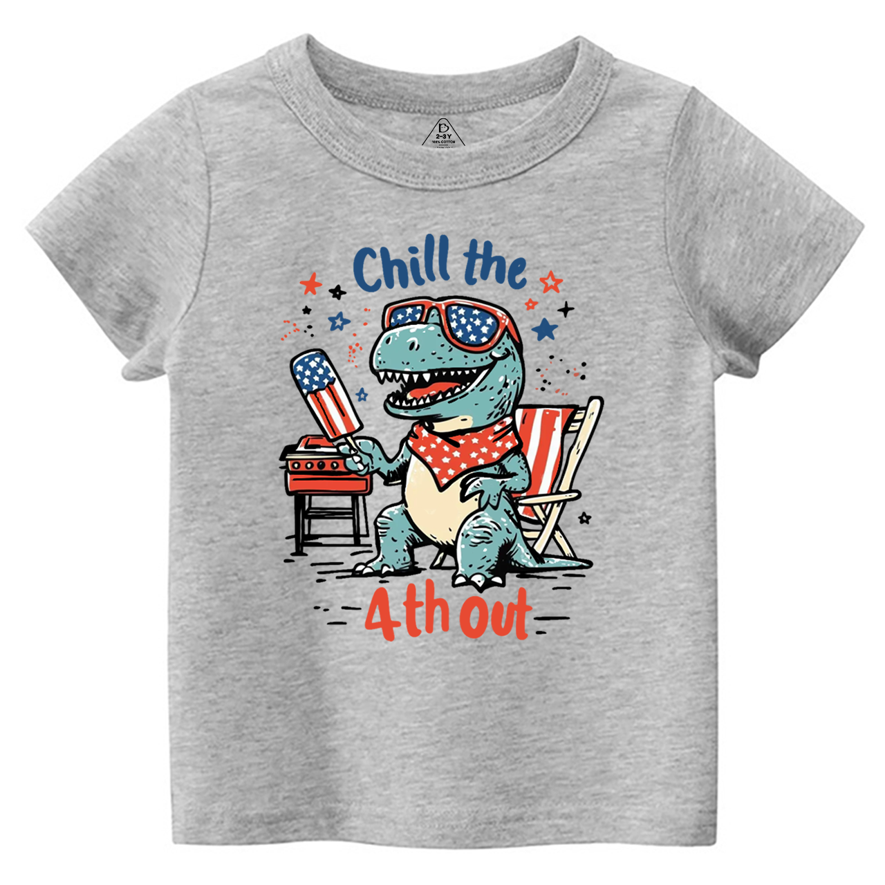 Chill The 4th Out Toddler&Kid's Tees Beepumpkin 