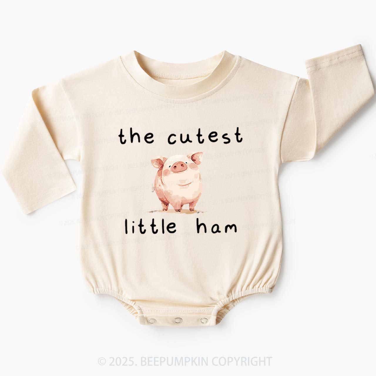 Cutest Little Ham Baby Bubble Romper Beepumpkin