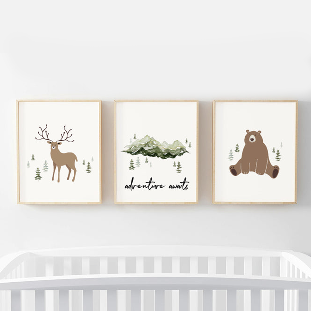 Forest Friends Bundled Digital Nursery Art