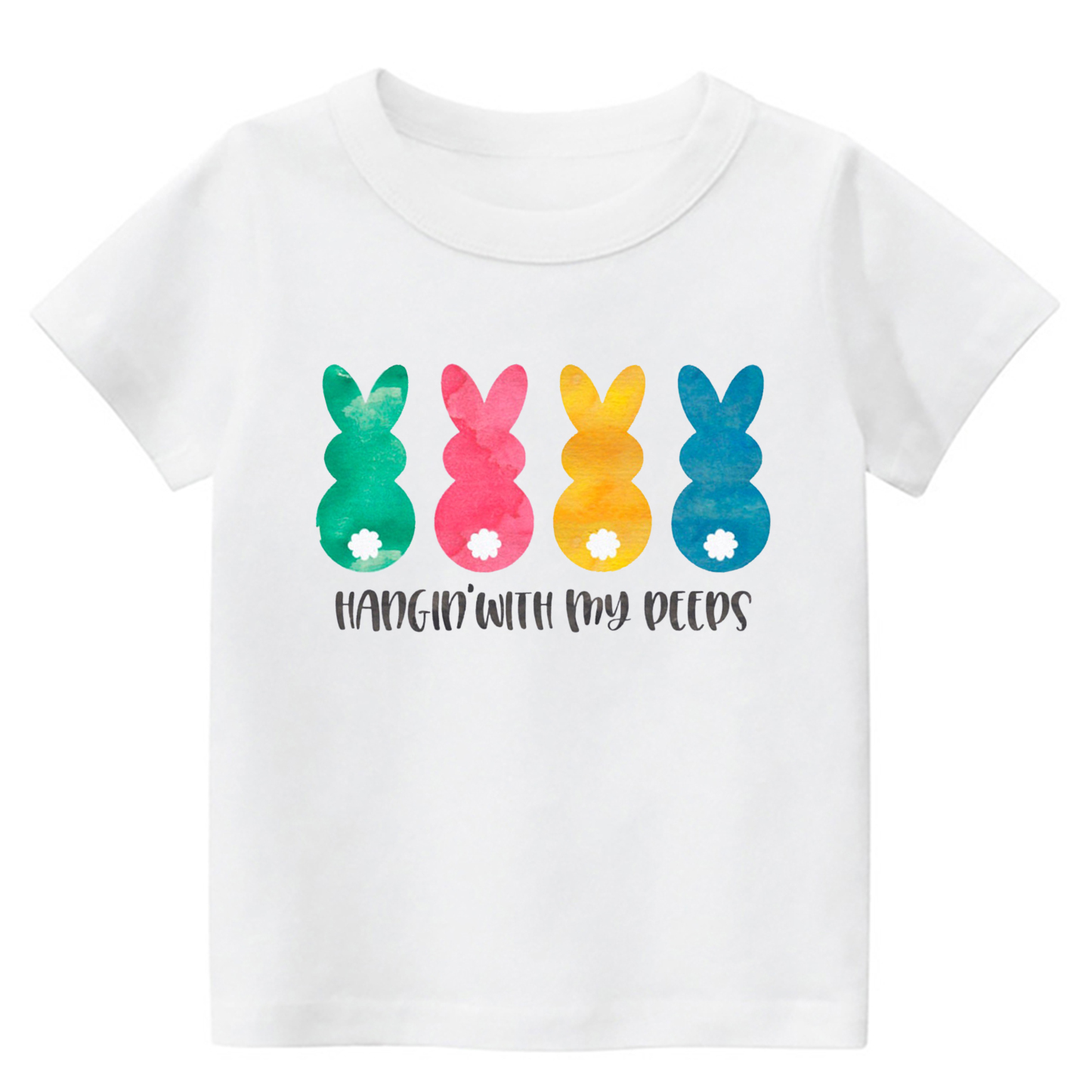 Hangin' With My Peeps Easter Kids Shirt
