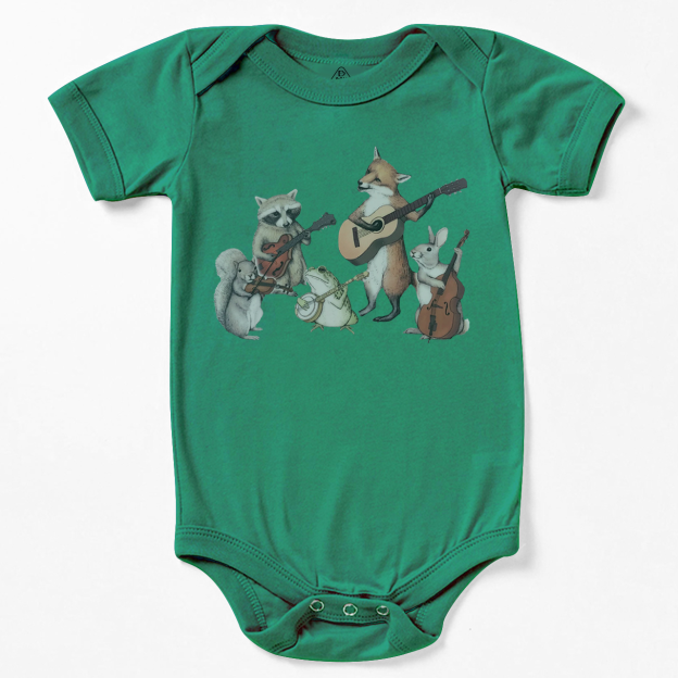 Bluegrass Animal Band Bodysuit Beepumpkin