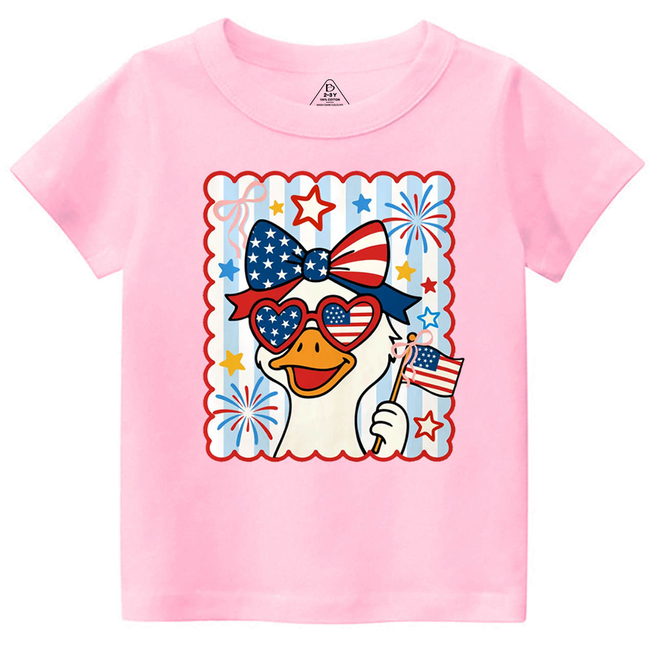 Patriotic Goose Toddler&Kid's Tees Beepumpkin 