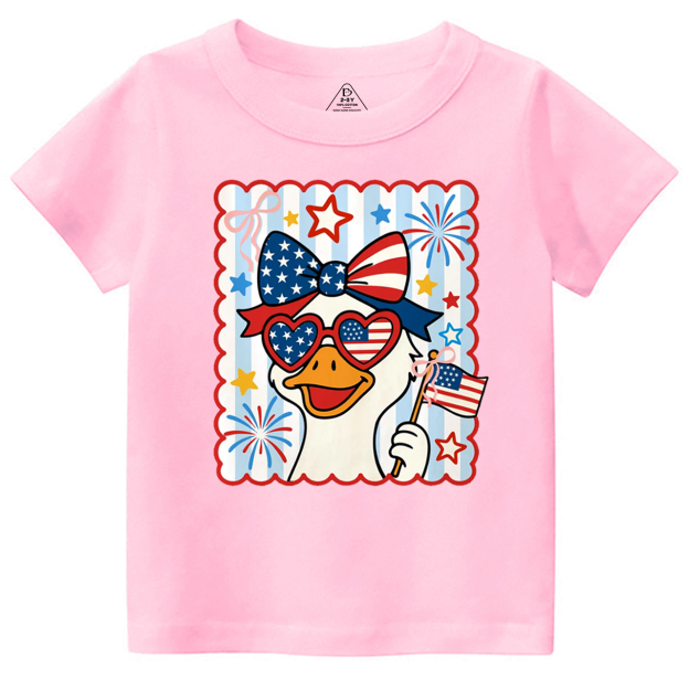 Patriotic Goose Toddler&Kid's Tees Beepumpkin 