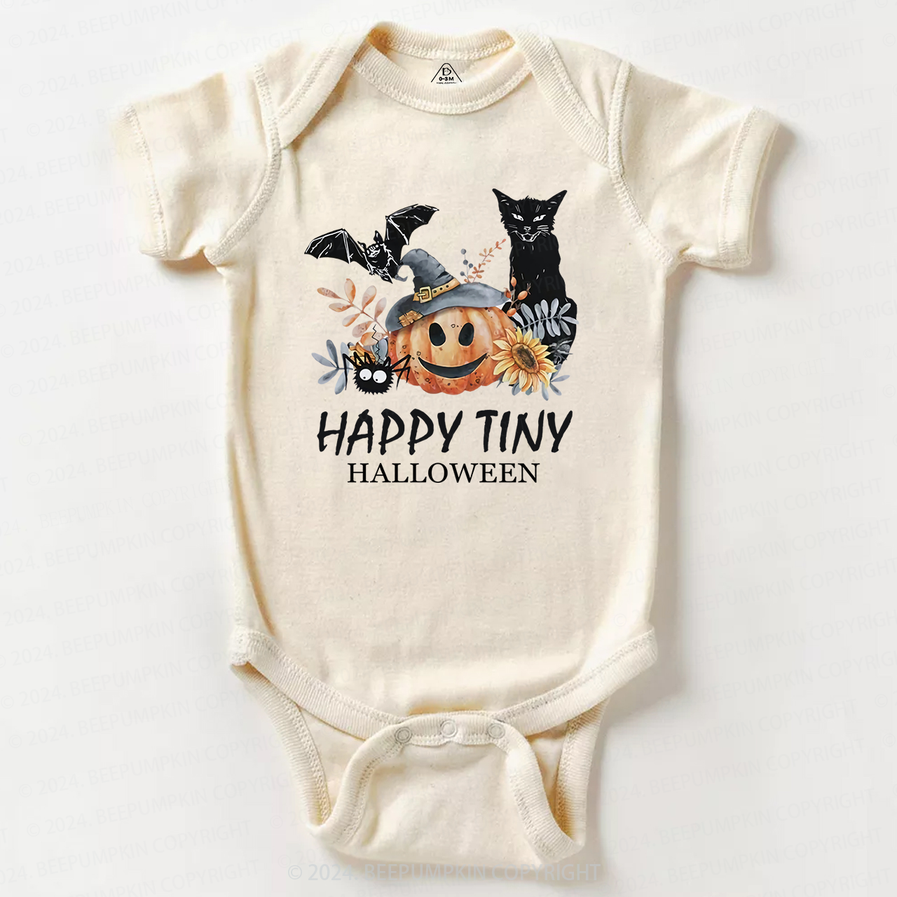 Happy Tiny Halloween Bodysuit For Baby