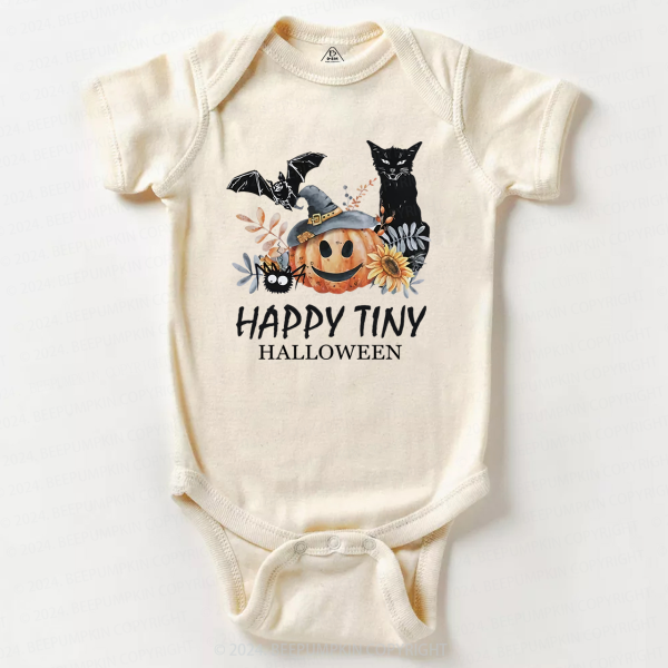 Image of Happy Tiny Halloween Bodysuit For Baby