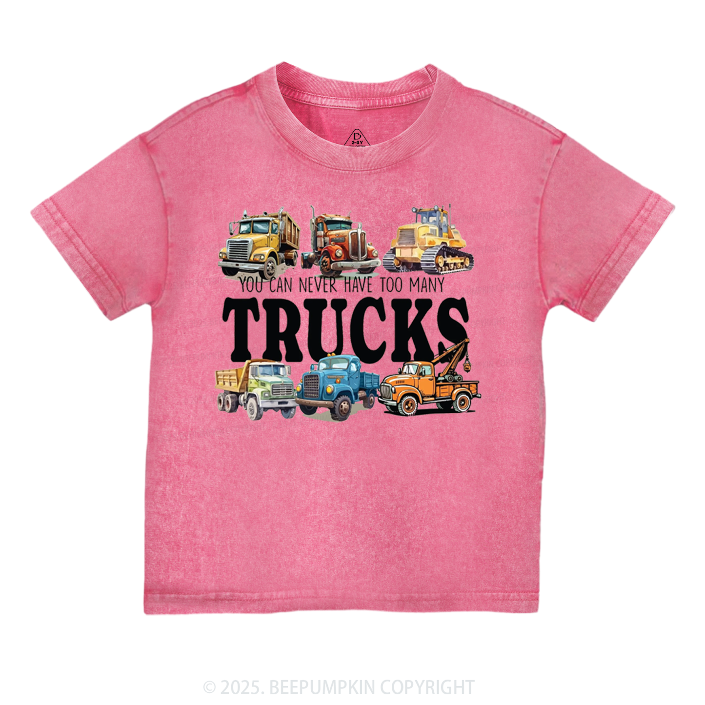 Trucks Toddler&Kids Washed Tees