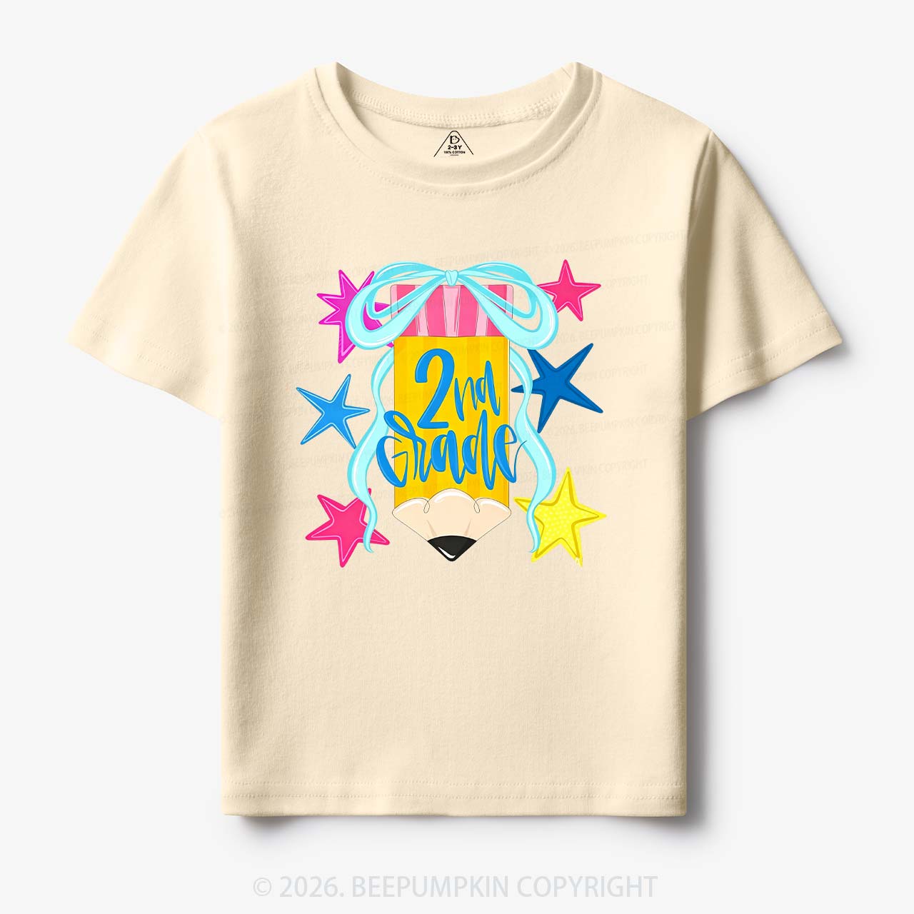 Sparkly Grade Star Pencil Back to School Toddler&Kid's Tees