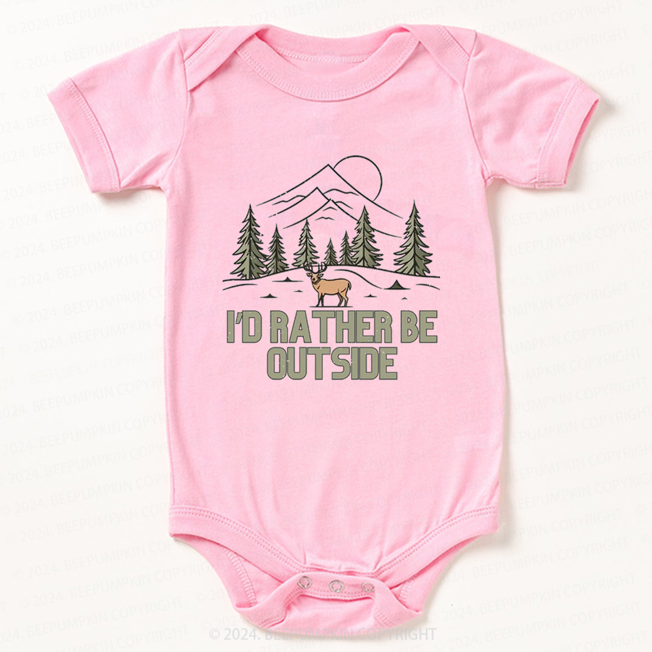 Nature Hiking  Bodysuit For Baby 