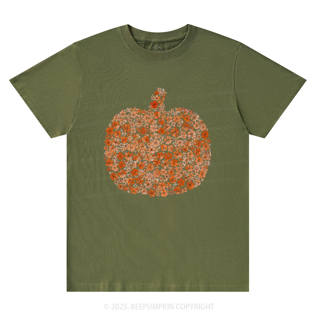 Flower Pumpkin T-Shirts Beepumpkin