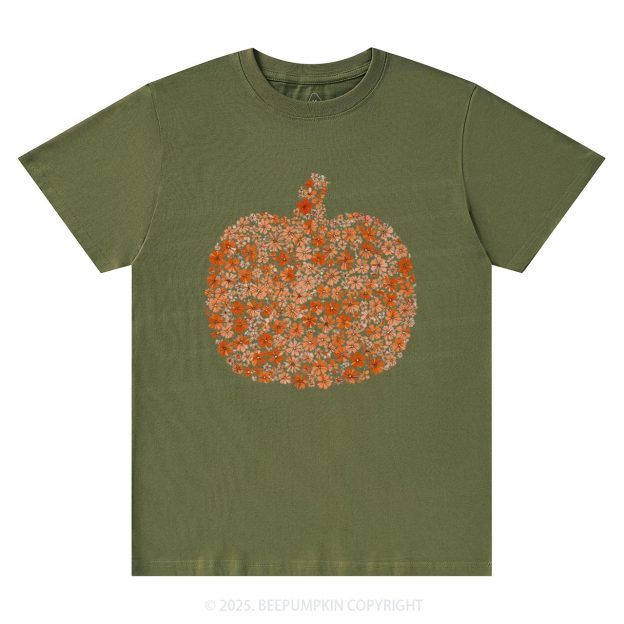 Flower Pumpkin T-Shirts Beepumpkin