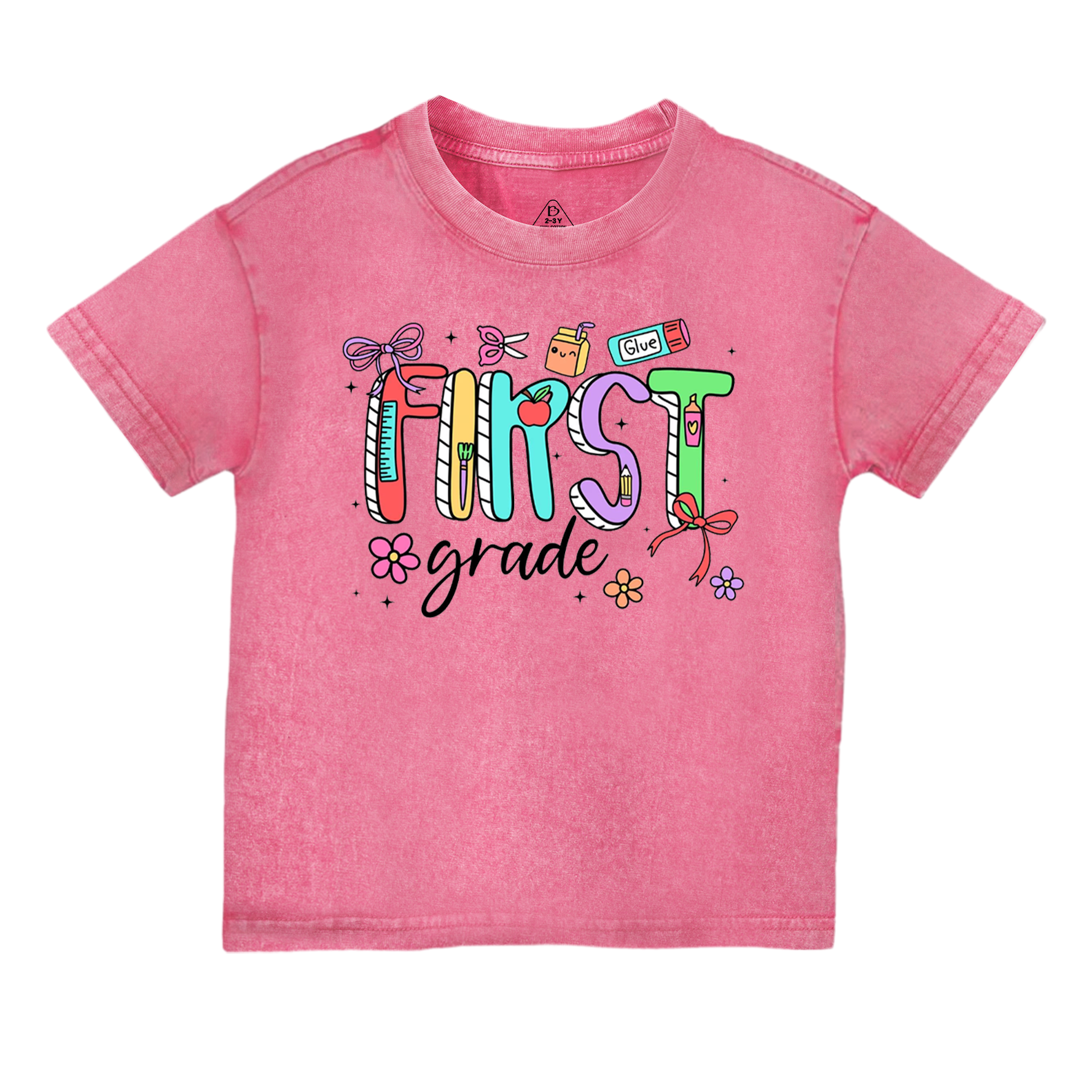 Personalized Shining Grade Toddler&Kids Washed Tees