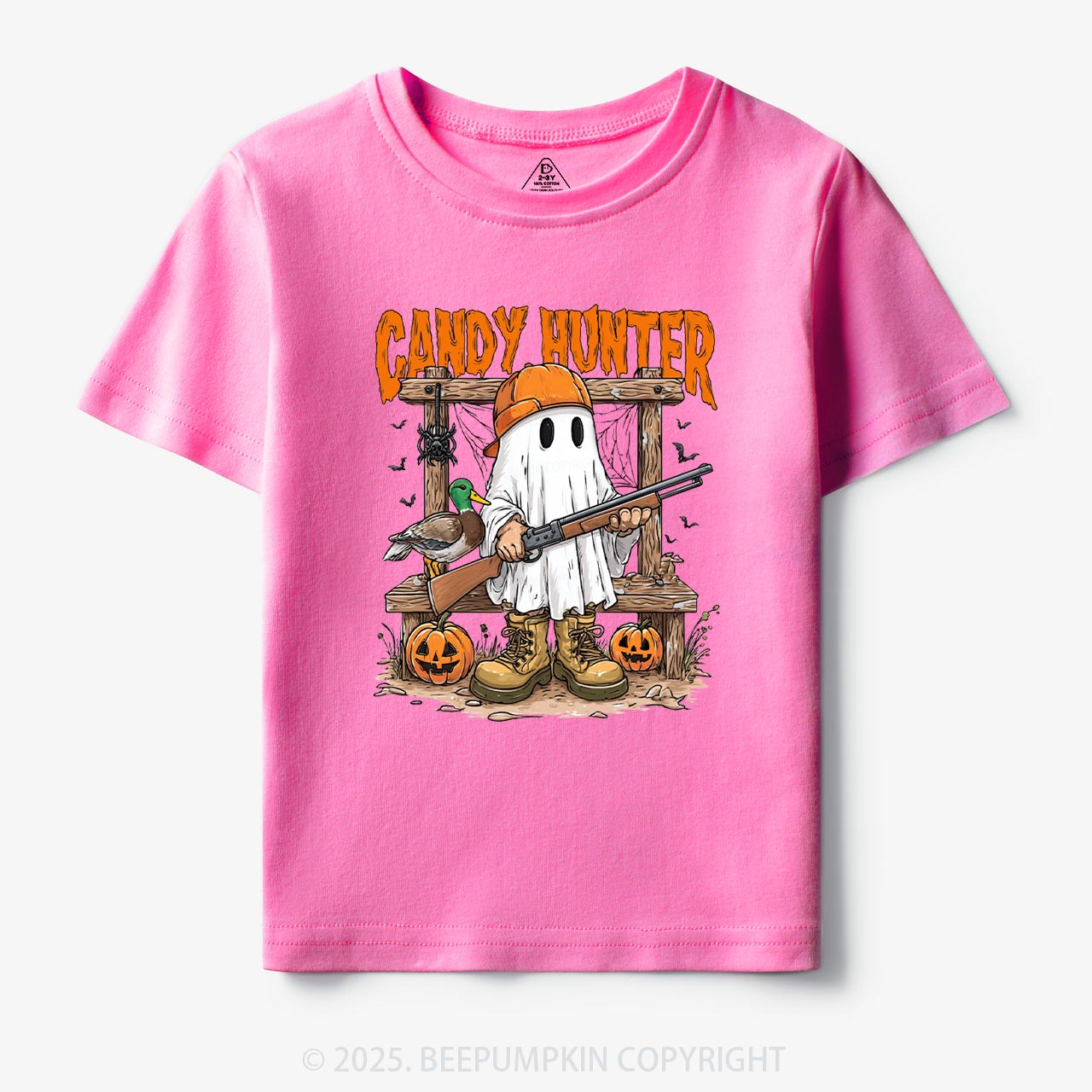 Candy Hunter Halloween Toddler&Kid's Tees Beepumpkin