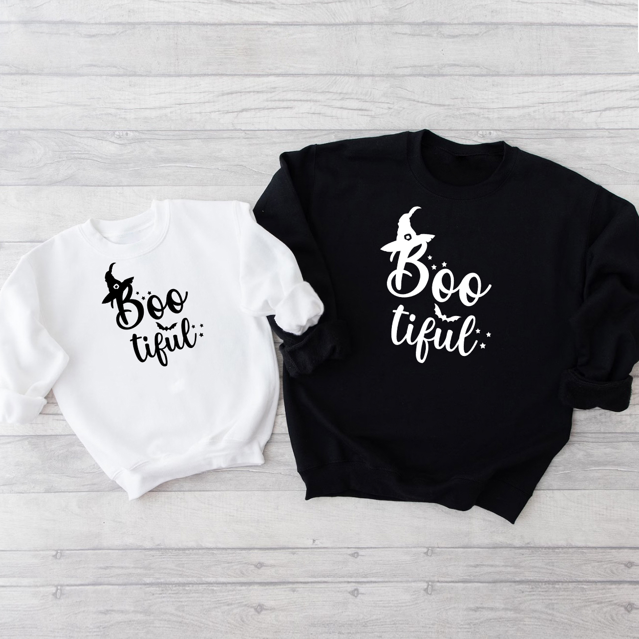 Boo Tiful Halloween Family Party Matching Sweatshirt