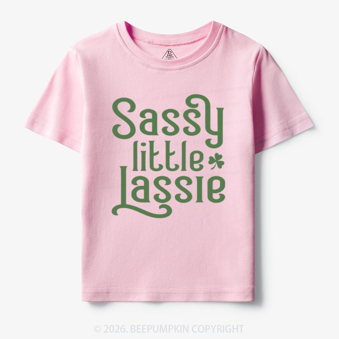 Sassy Little Lassie St. Patrick's Day Toddler&Kid's Tees Beepumpkin