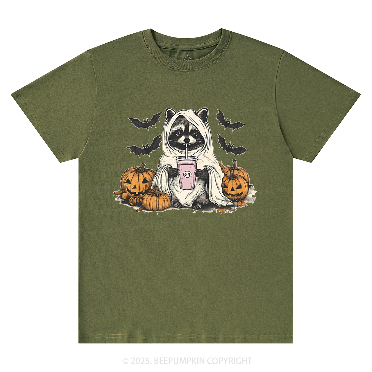 Halloween Racoon T-Shirts Beepumpkin