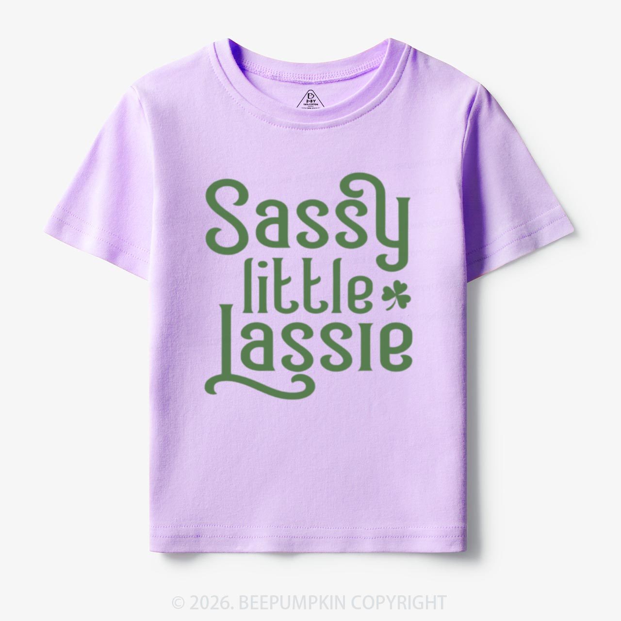 Sassy Little Lassie St. Patrick's Day Toddler&Kid's Tees Beepumpkin