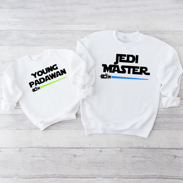 Matching Star Wars Swetshirt For Dad And Me