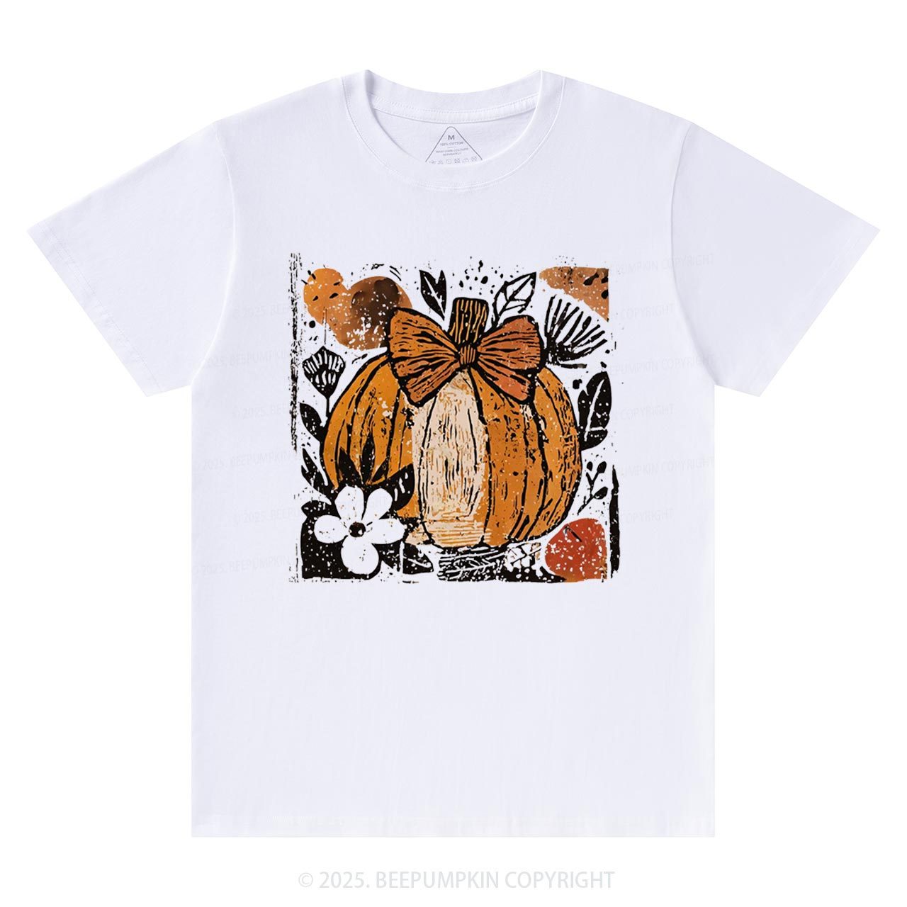 Pumpkin Boho Floral T-Shirts Beepumpkin