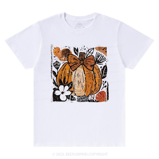Pumpkin Boho Floral T-Shirts Beepumpkin