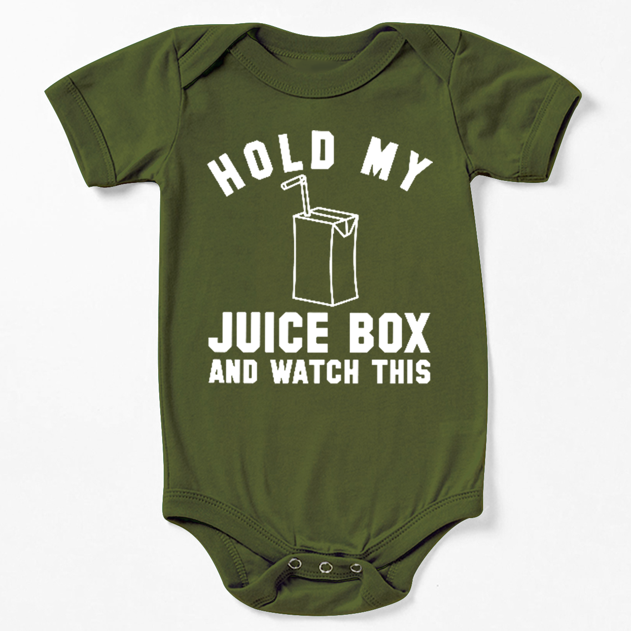 Hold My Jucie Box Bodysuit For Baby
