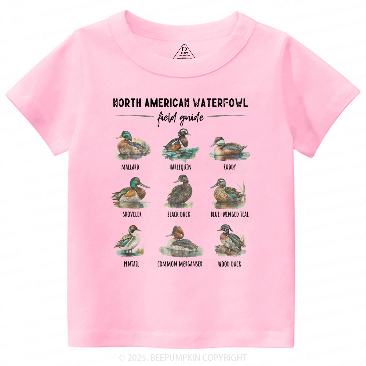 Ducks of North America Toddler&Kid's Tees Beepumpkin