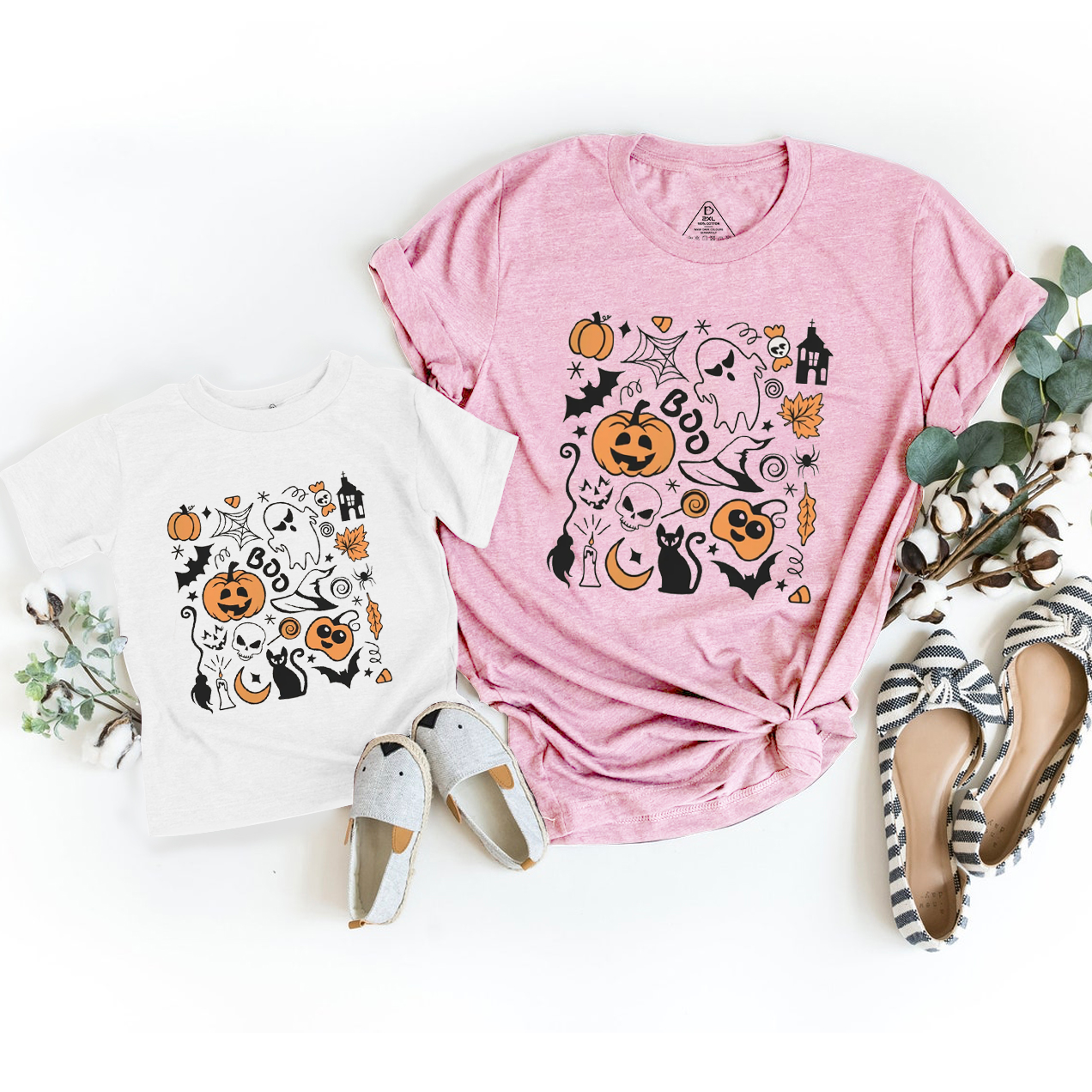 Vintage Spooky Halloween Mom&Me Matching Shirt