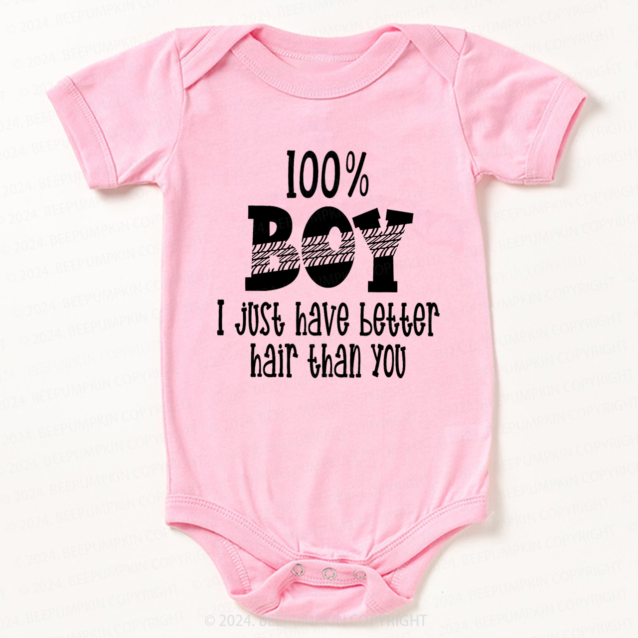 Boys with Long Hair Bodysuit For Baby 7