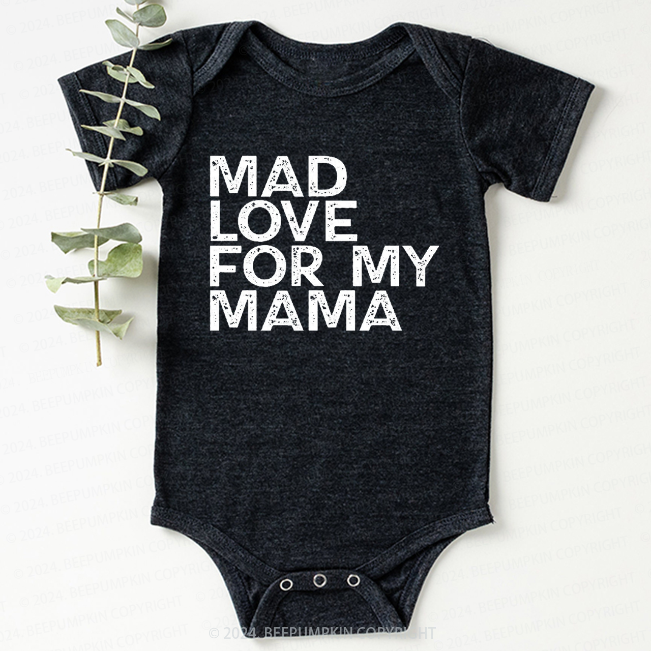 Mad Love For My Mama Bodysuit For Baby 