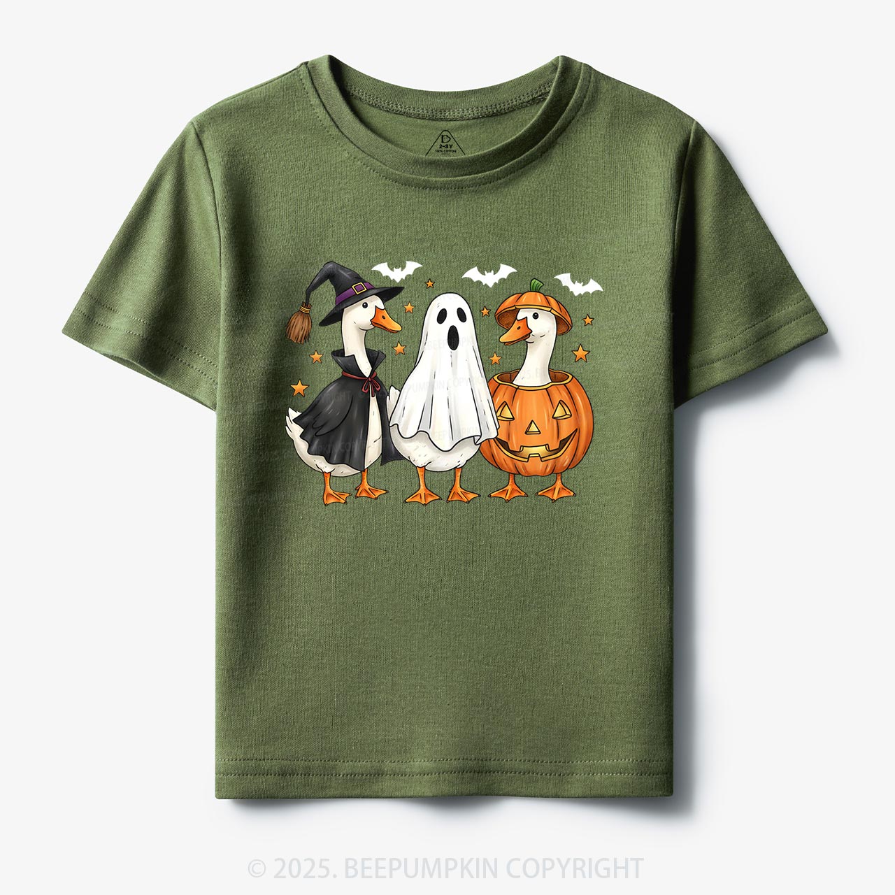 Goose Halloween Fall Toddler&Kid's Tees Beepumpkin