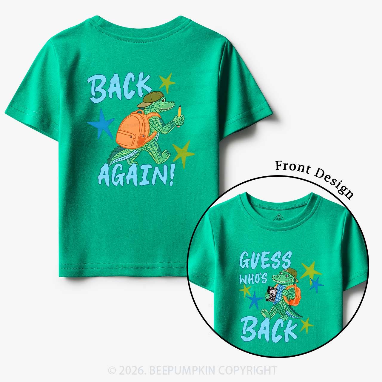Guess Who's Back Gator Toddler&Kid's Tees