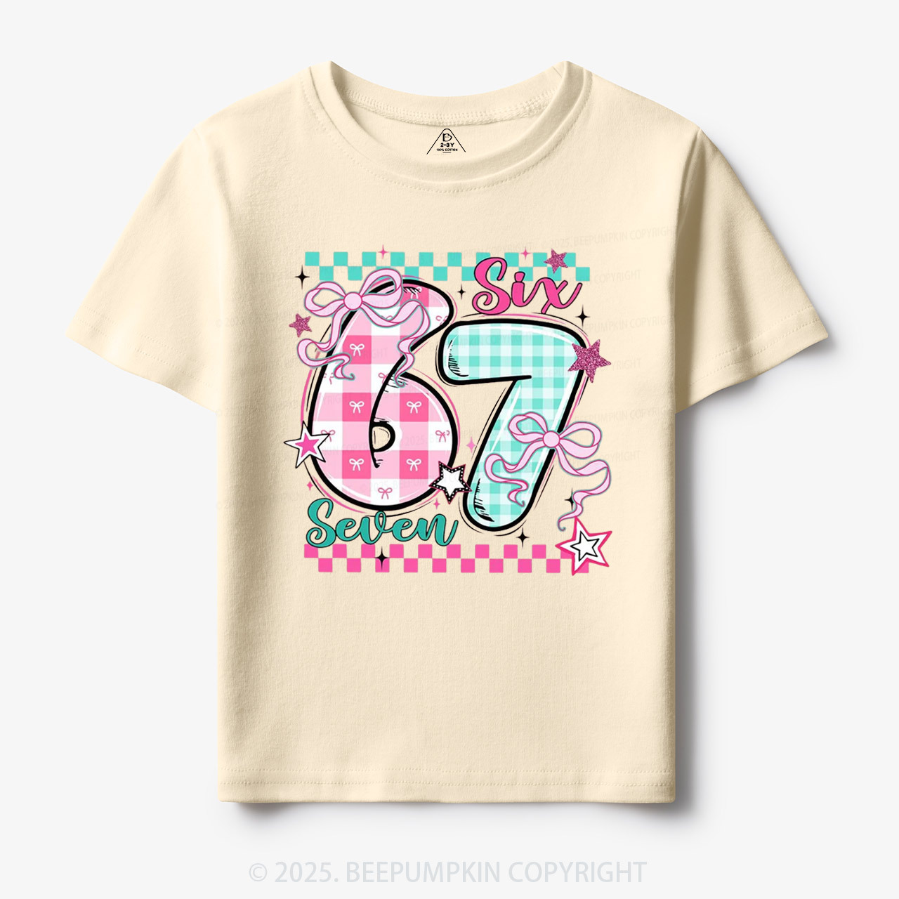 Checkered Valentine 67 Toddler&Kid's Tees Beepumpkin