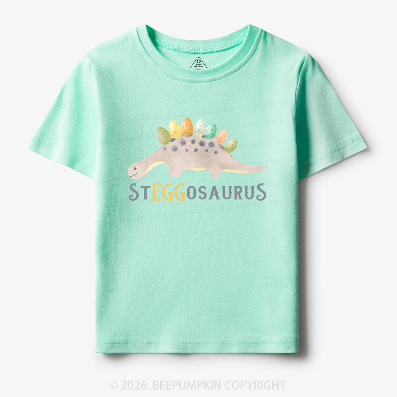 Steggosaurus Easter Toddler&Kid's Tees Beepumpkin