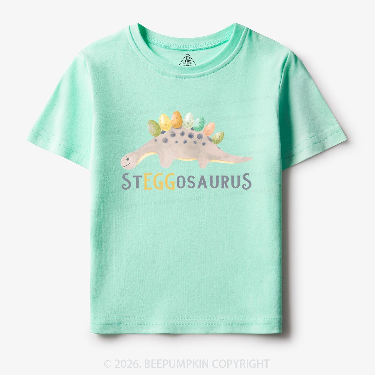 Steggosaurus Easter Toddler&Kid's Tees Beepumpkin