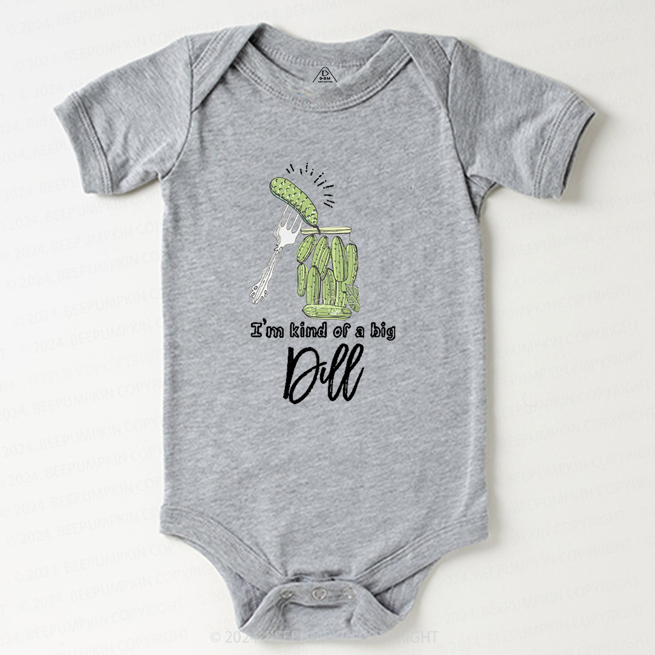 Funny Pickle Dill Baby Bodysuit 7