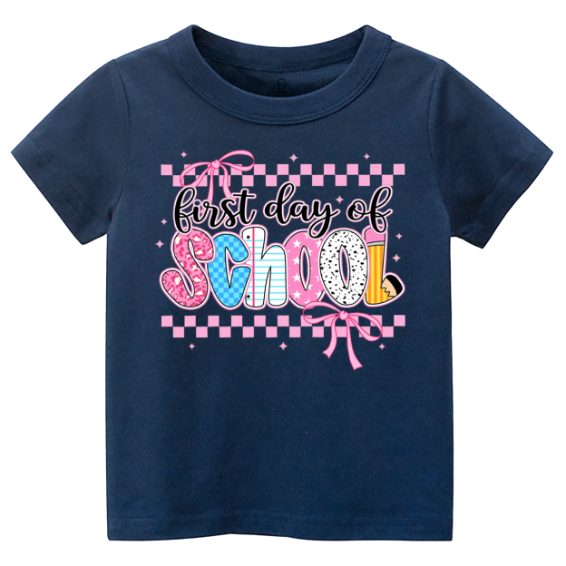 Coquette First Day Of School Toddler&Kid's Tees Beepumpkin 