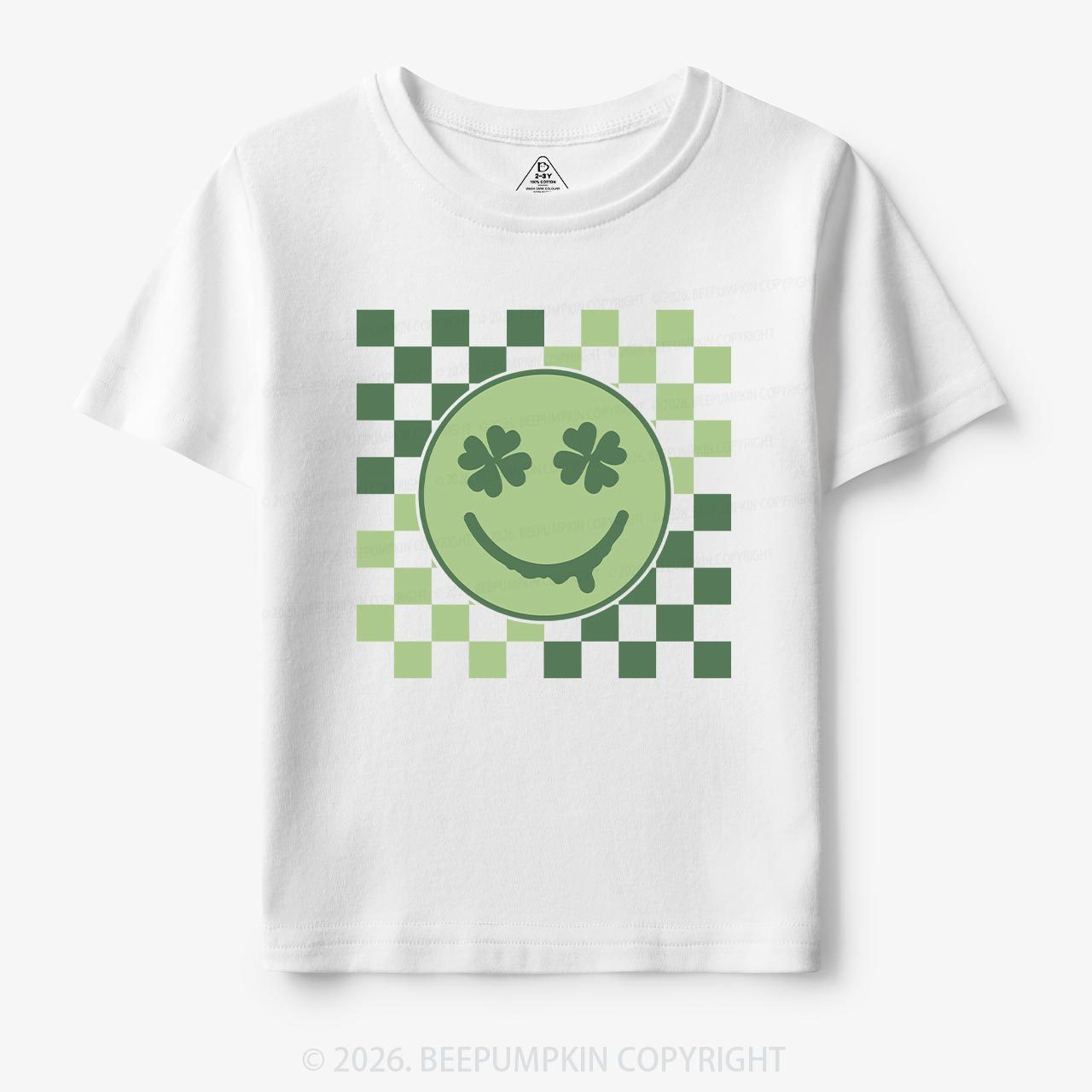 Retro Clover St.Patricks Day Toddler&Kid's Tees Beepumpkin