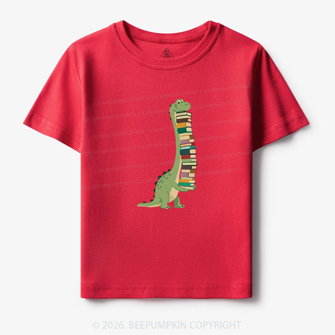 Cute Dinosaur Book Lover Toddler&Kid's Tees