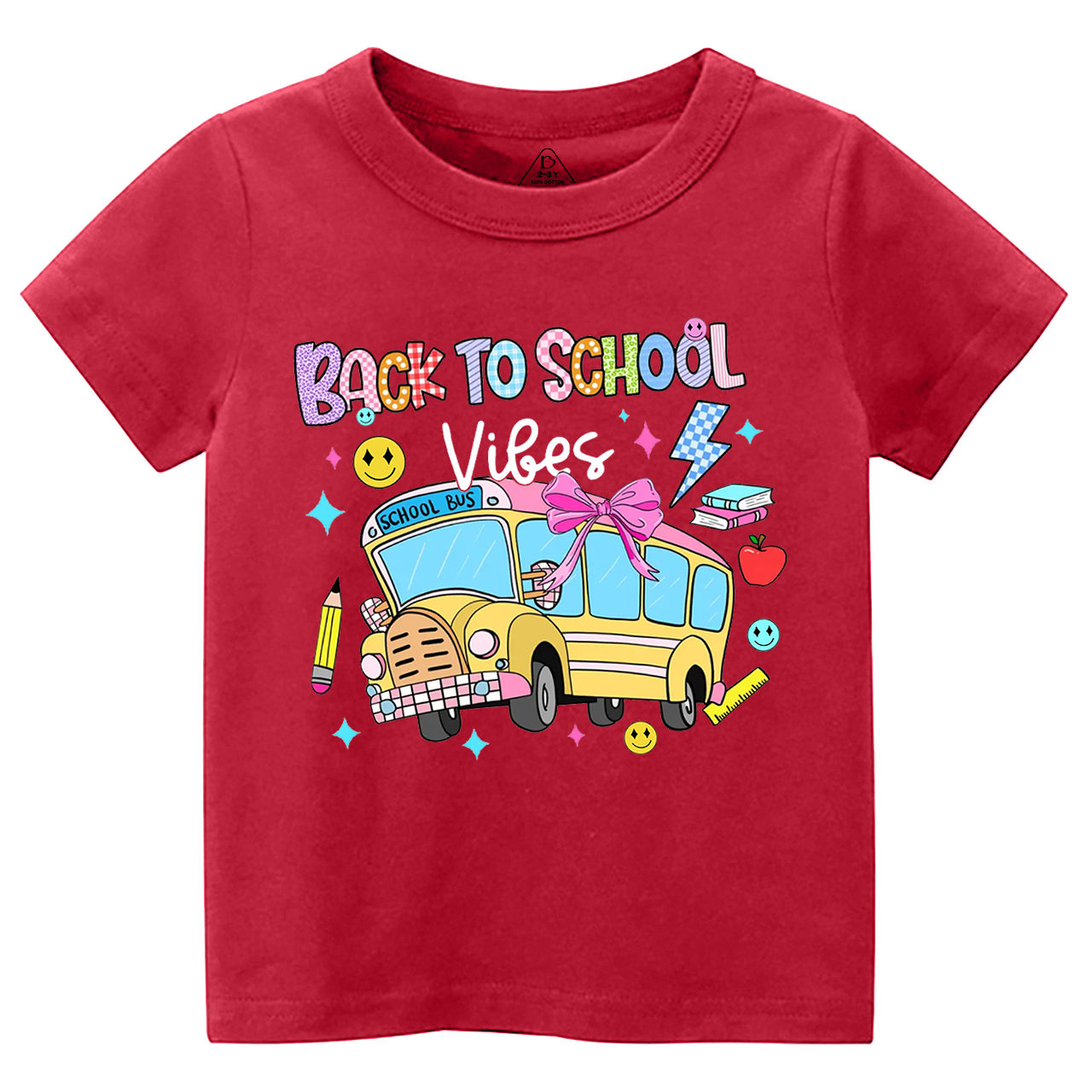 Personalized School Bus Toddler&Kid's Tees Beepumpkin 