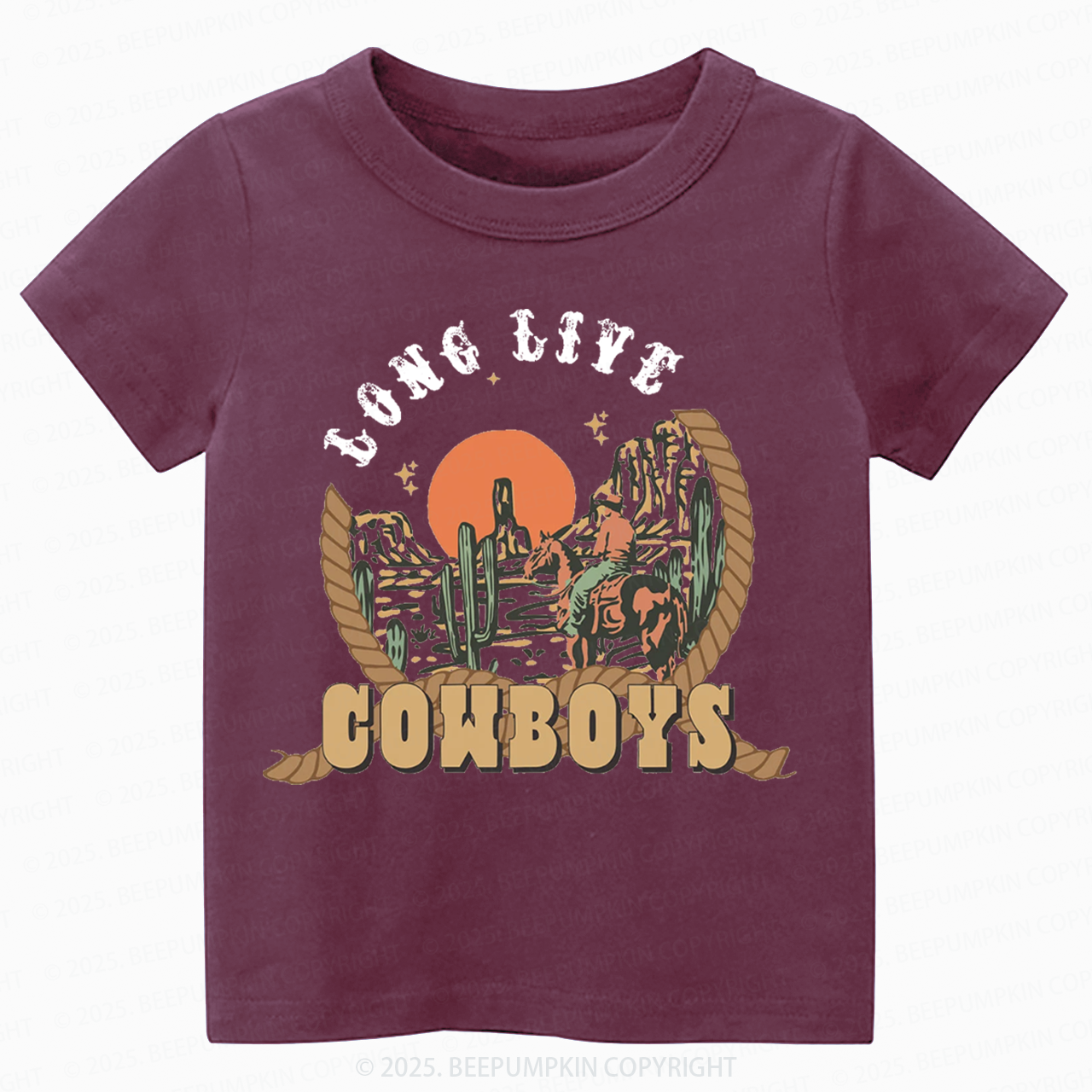 Long Live Cowboys Toddler&Kid's Tees Beepumpkin