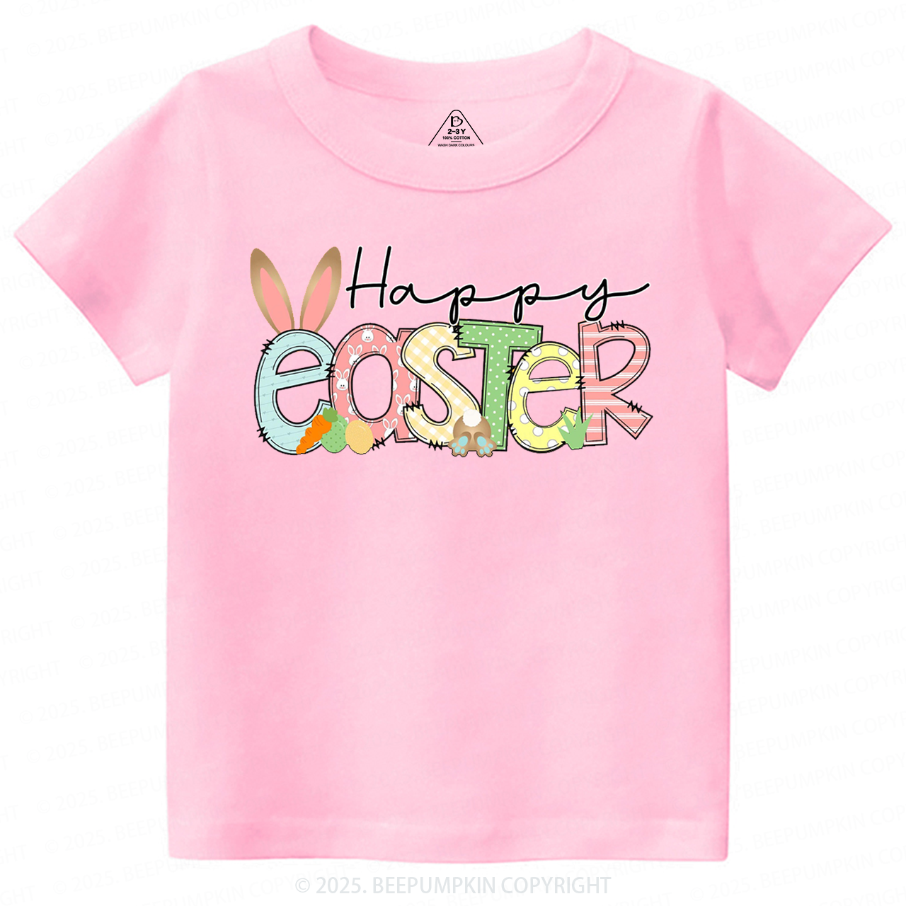 Personalized Name Happy Easter Toddler&Kid's Tees Beepumpkin