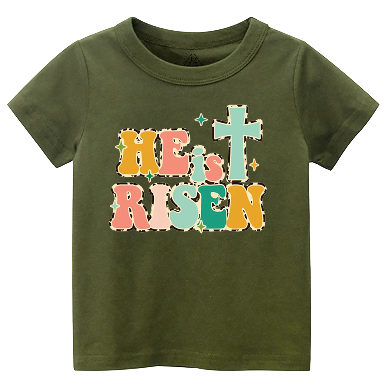 He Is Risen Easter Toddler&Kid's Tees Beepumpkin