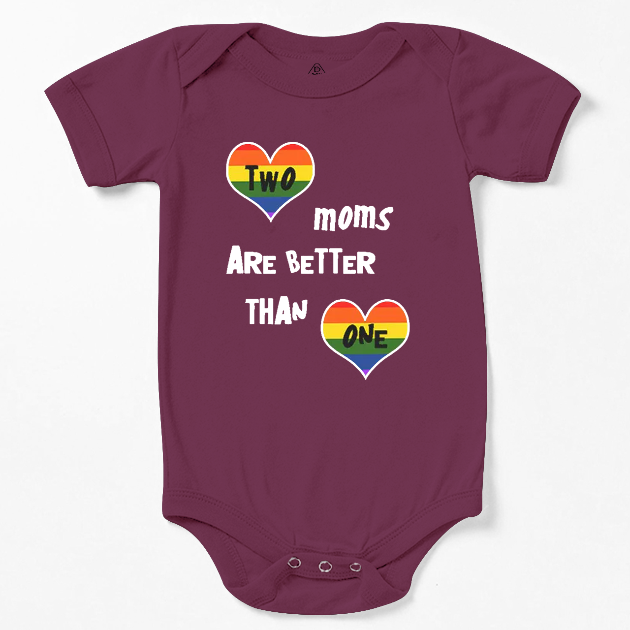 Two Moms Better Than One LGBTQ Bodysuit Beepumpkin