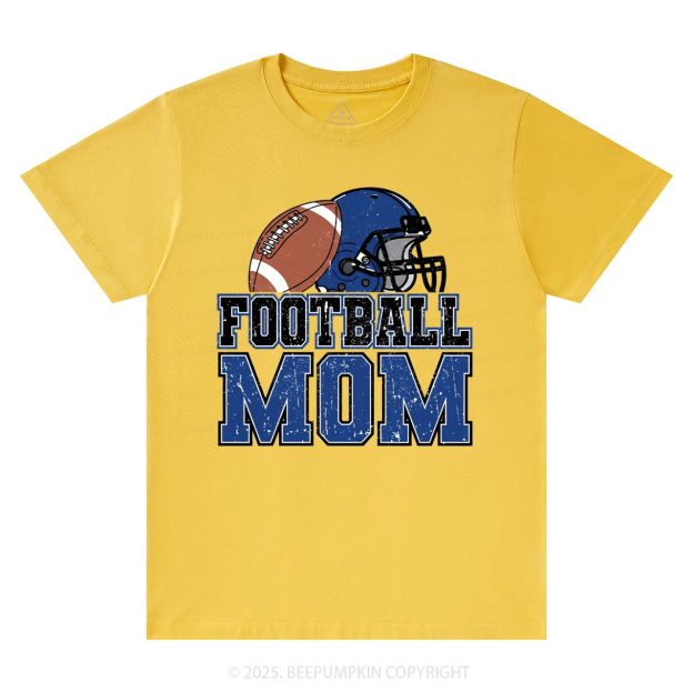 Football Blue Mama T-Shirts Beepumpkin