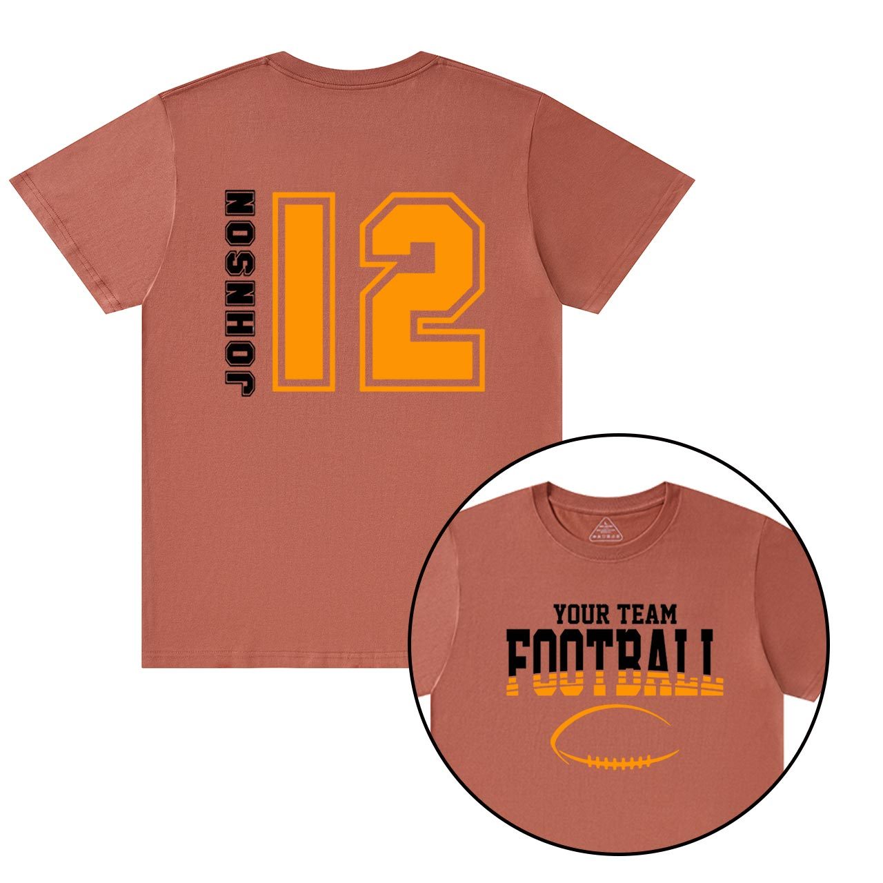 Personalized Football Team Pride T-Shirts Beepumpkin