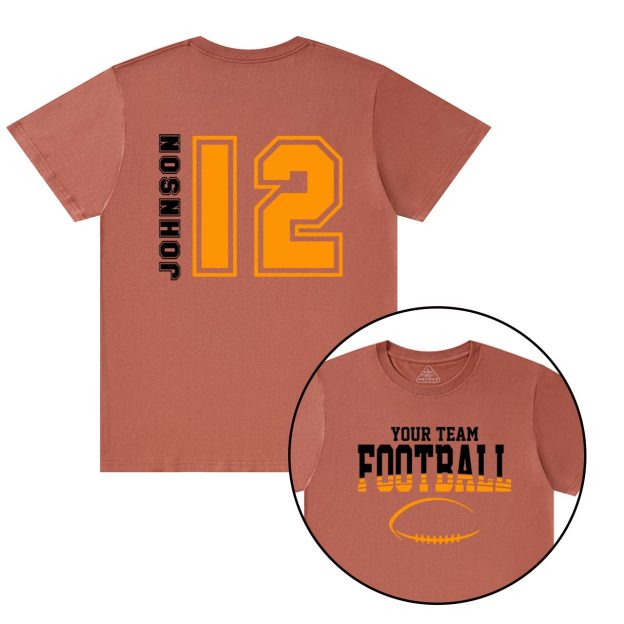 Personalized Football Team Pride T-Shirts Beepumpkin