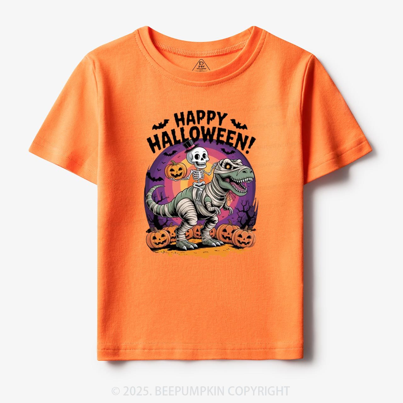Happy Halloween Toddler&Kid's Tees Beepumpkin